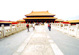 Forbidden City in Beijing - Palace of Celestial Purity